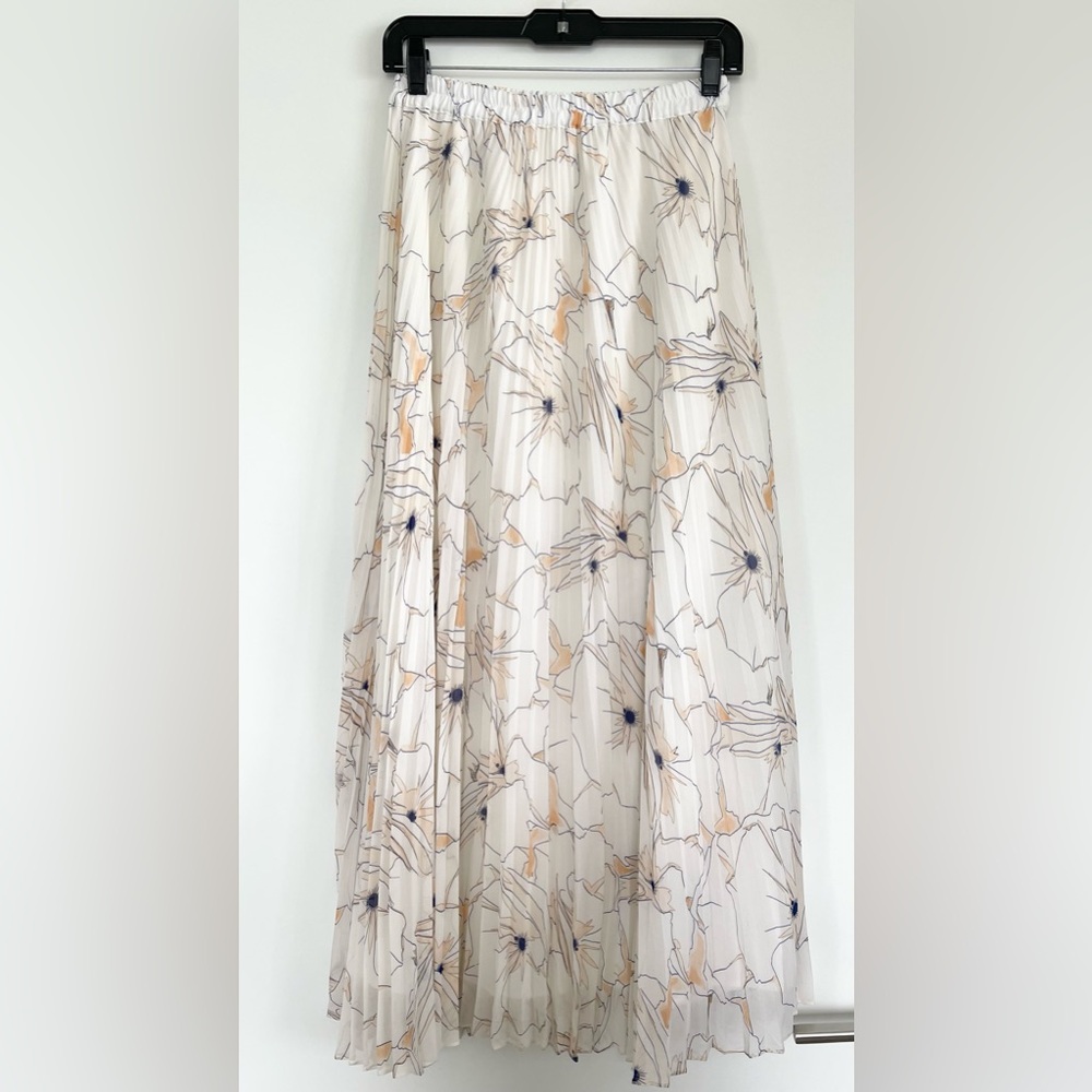 Summer lady’s woman ruffle skirt, multicolor. Size S